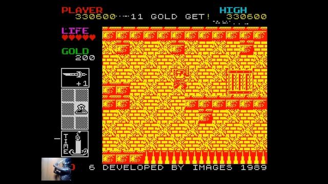 Прохождение игры платформер Super Wonder Boy ZX Spectrum 1989 смотреть онлайн