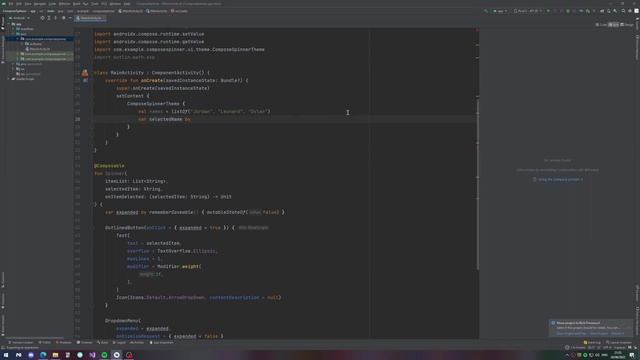 Simple Spinner in Jetpack Compose смотреть онлайн