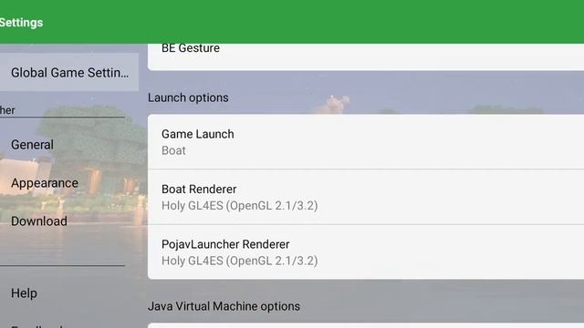 Как устанавливать управление на HelloLauncher