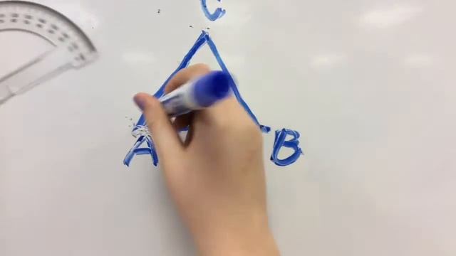 How to draw an acute triangle with a ruler and a protractor смотреть онлайн