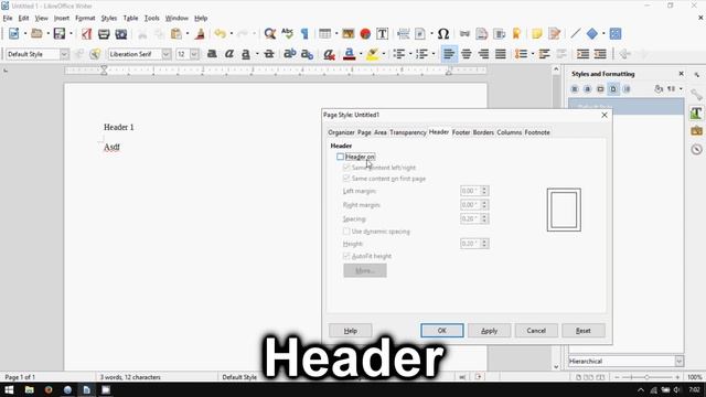 LibreOffice Writer: Different Headers on Each Page смотреть онлайн