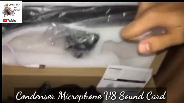 unboxing professional condenser microphone v8 sound card/Sony Head Phone смотреть онлайн