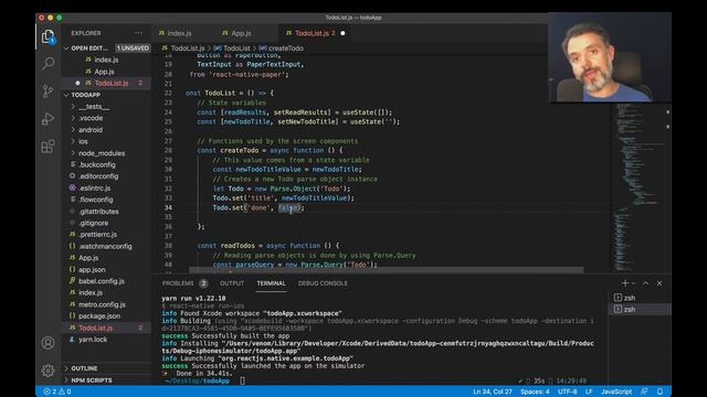 React Native Parse - Creating Data Objects смотреть онлайн