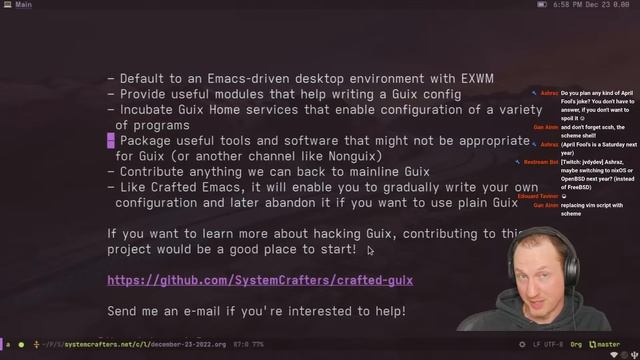 Expanding the Craft in 2023 - System Crafters Live! смотреть онлайн