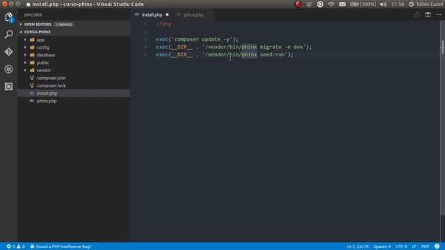 #10 Phinx - Automatizando deploy e instalação da sua aplicação смотреть онлайн