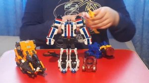 Трансформер Тобот Детективы Галактики Пауэр Трейн. Распаковка.