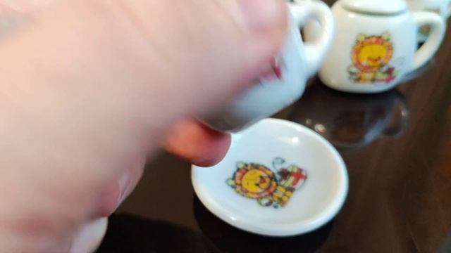 Набор детской посуды фарфор