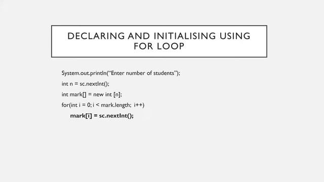 Array basics - JAVA смотреть онлайн