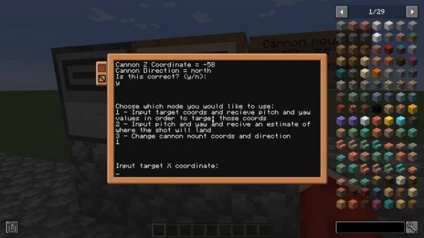 Create: Big Cannons Ballistic Calculator