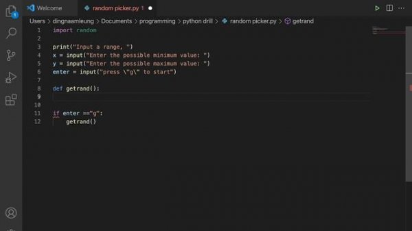 [Python Drills] A Random Integer!  | KL Code Ep1