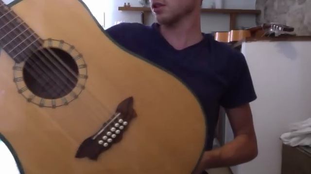 12 String guitar review and demo- Washburn D46SCE смотреть онлайн