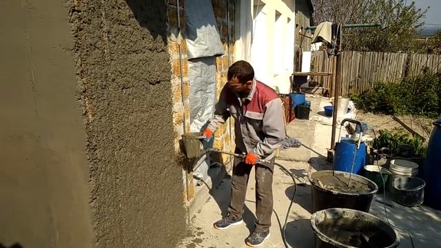 Штукатурные работы пневматической лопатой смотреть онлайн