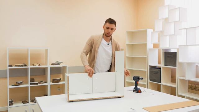 Видео инструкция по сборке стеллажа модель _А8_ смотреть онлайн