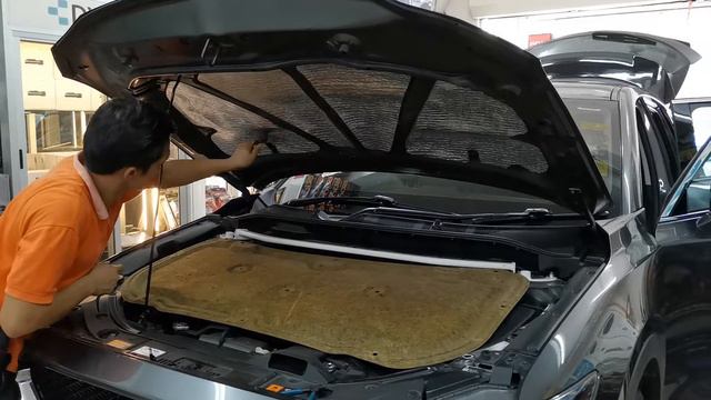 Mazda CX-5 INSTALL CTK HOOD SOUNDPROOF смотреть онлайн