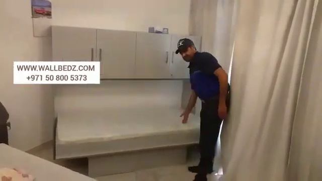 Best Hotel Apartment Customized Wall Bed with cabinet, Murphy Wall Bed space saving idea 0508005373 смотреть онлайн