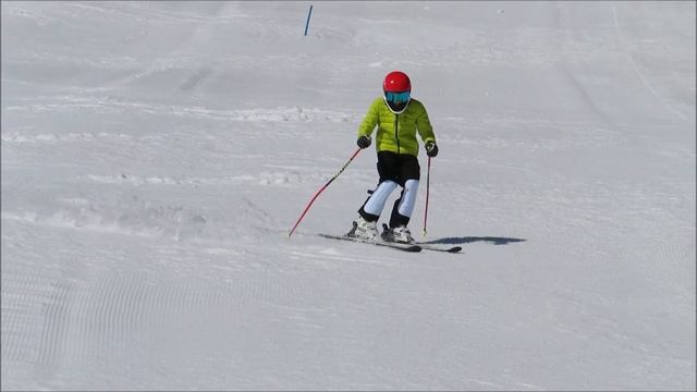 Learning Slalom Kids Ski Racing Technique Children Lessons Alpine Skiing
