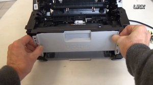 How to disassemble Brother HL-1110 laser printer