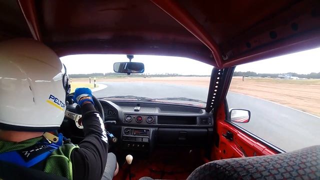 Ford Fiesta Mk3 in-car @ Alastaro Circuit 02.07.2019 смотреть онлайн