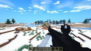 МАЙНКРАФТ ОРУЖИЕ МОД ~ КАК СДЕЛАТЬ ОРУЖИЕ И ЗАЩИТА НУБА ЗОМБИ АПОКАЛИПСИС ОБЗОР МОДА MINECRAFT MODS