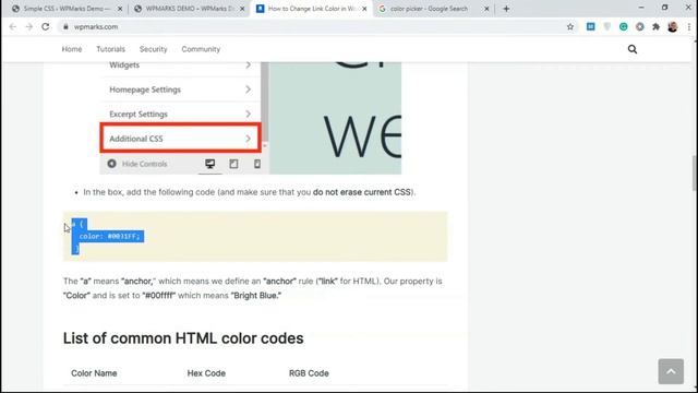 How to Change Link Color in WordPress 2021 смотреть онлайн