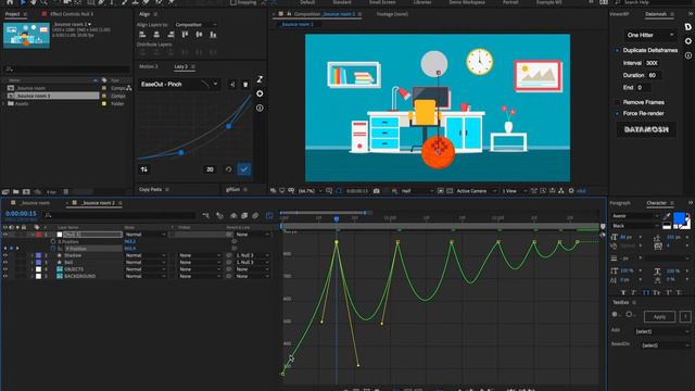 After Effects Tutorial | How to make easy bounce animations [BEGINNER] смотреть онлайн