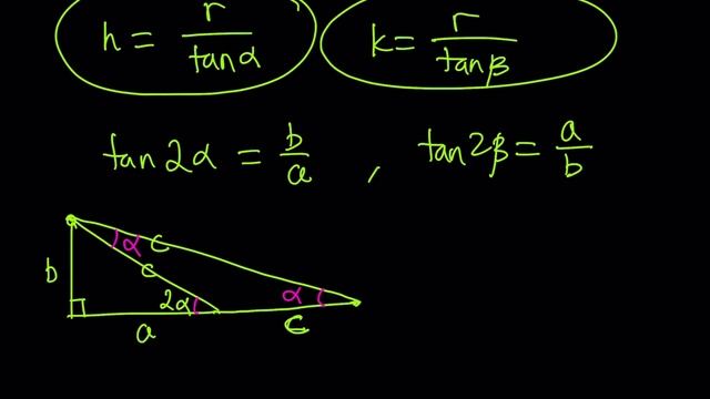 Inscribing two circles in a right triangle. Inspired by Rony Sarker смотреть онлайн