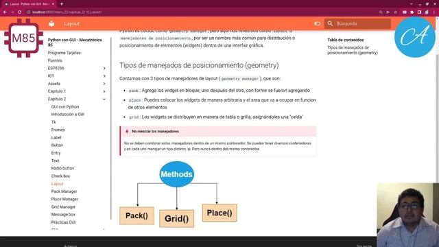 Clase 10 - Tipos de Layouts Geometry manager - Tkinter Python #mecatronica85 #cbtis85 ??? смотреть онлайн
