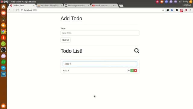 Angular 2 Laravel 5.3 Todo Example смотреть онлайн