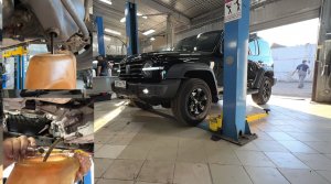 Tank (Танк) 300 масло в мостах с эмульсией и стружкой