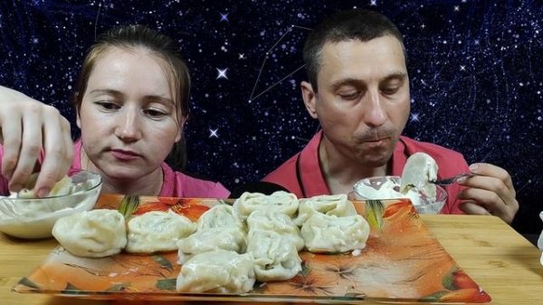 МУКБАНГ МАНТЫ | MUKBANG MANTY #manty #mukbang #asmrrussia #мукбанг #манты