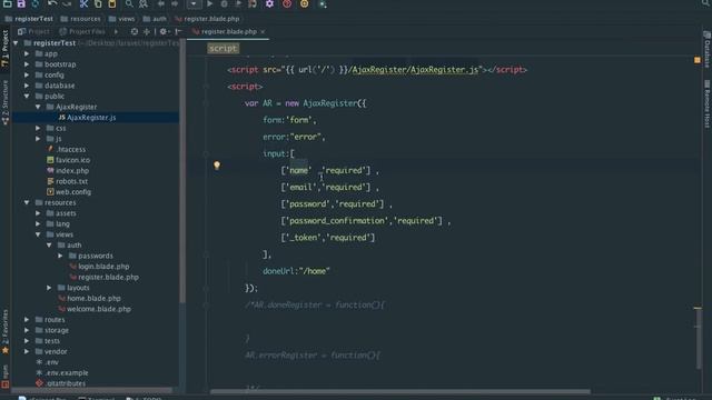 Laravel 5.4 Ajax Register смотреть онлайн