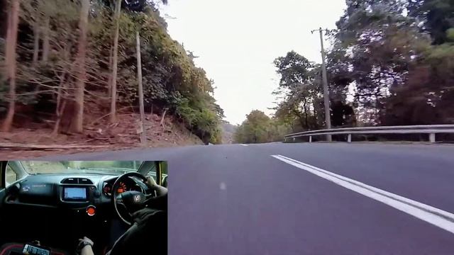 Honda Jazz/Fit RS GE8 drive in Japan. with the l15a i-Vtec exhaust sound. Sano Touge. 1080P.60fps. смотреть онлайн