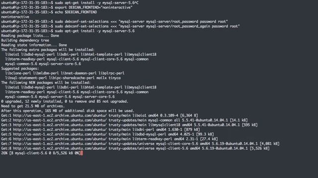 01 Installing MySQL (with Debconf) смотреть онлайн