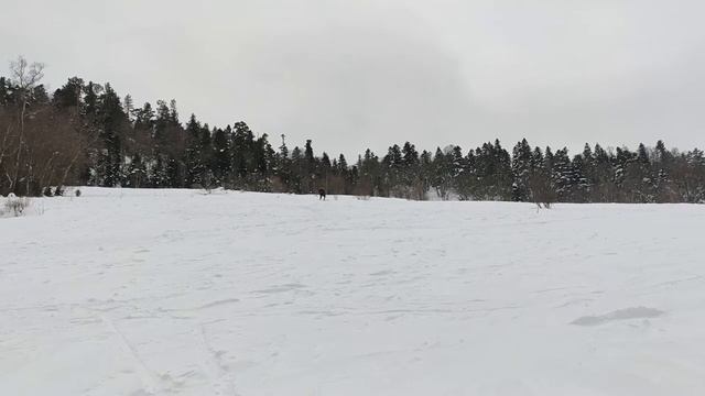 Склон на базе Лагонаки часть 2