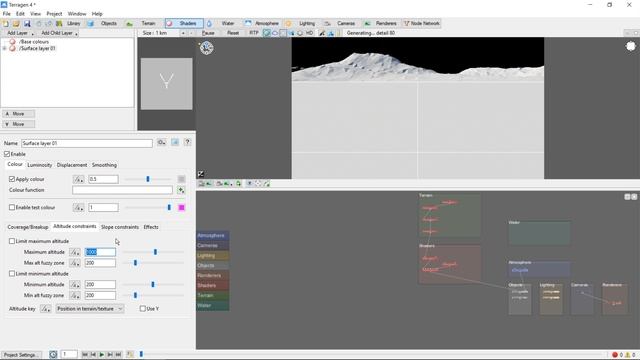 Terragen 4 Basics: Shader Altitude and Slope Constraints смотреть онлайн