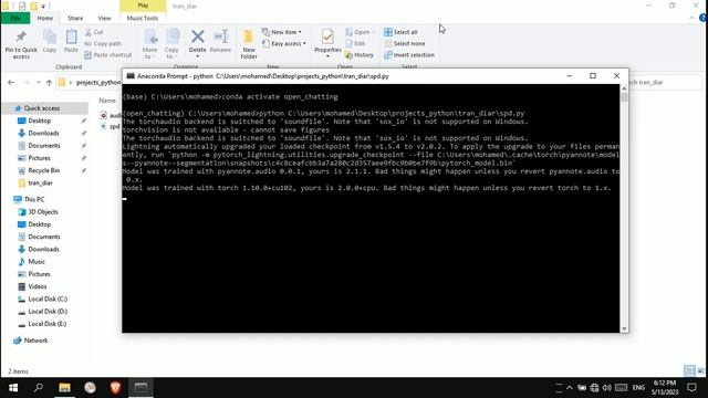 transcription and speaker identification OpenAI-Whisper and Pyannote [Python] смотреть онлайн