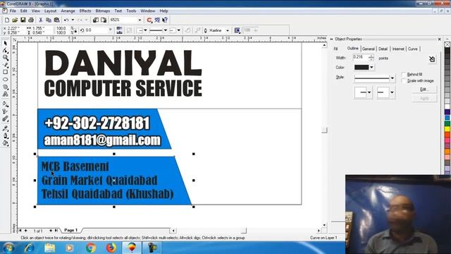 How To Create A Beautiful Visiting Card In Corel Draw