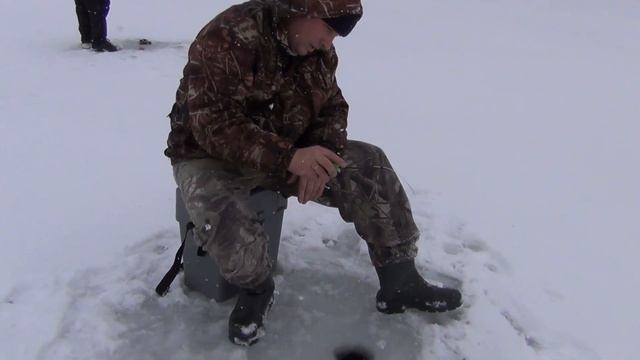 Зимняя рыбалка на пруду Фарфорист! смотреть онлайн