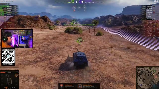 manoMendes jogando World of Tanks : RTX 3060 12GB + Ryzen 5 5600g (Ultra Graphics) смотреть онлайн