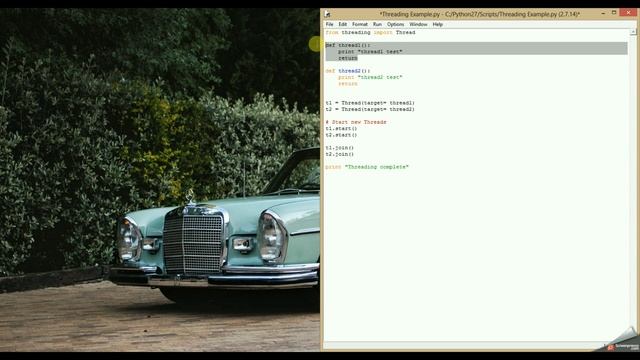 How to Multithread in Python 2.7 смотреть онлайн