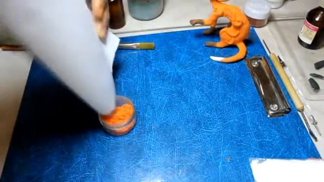Флокированная лиса из бархатного пластика. Часть 2 смотреть онлайн