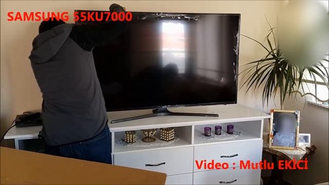 Samsung Smart Tv 55KU7000 İlk kurulum ve Kutudan Çıkarılışı Kanal Kurulumu #samsung #smart #kurulum смотреть онлайн