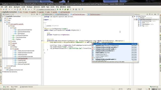 Correction TP Java EE 2013 n°4 смотреть онлайн