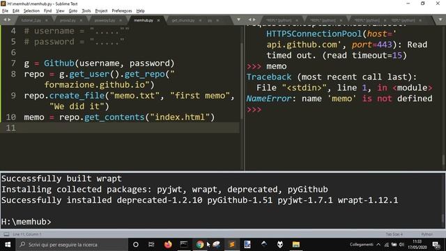 Retrive content from a file in github with Python смотреть онлайн
