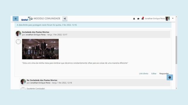 4.3 Atividade - Fórum (Início) (Moodle/UNIFAL-MG) смотреть онлайн