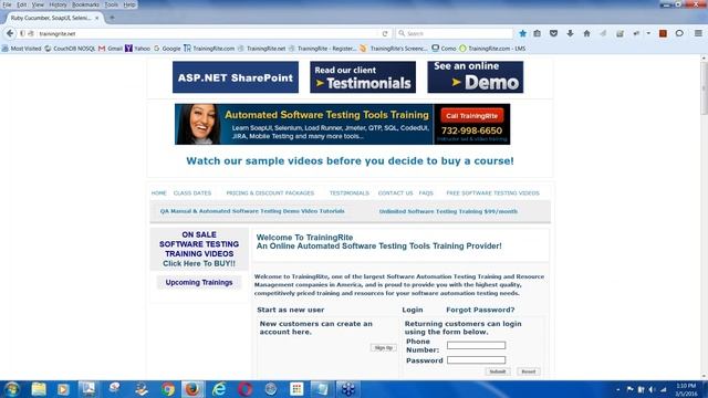Beginner Selenium JAVA Automated Software Testing Training Introduction Class смотреть онлайн