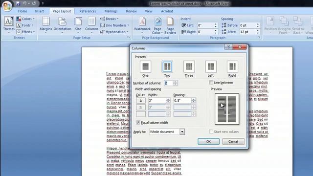 How to Change Column Spacing in Word 2010 : Tech Niche смотреть онлайн