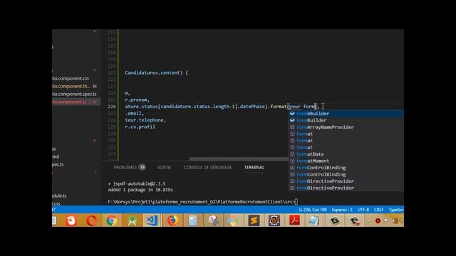 Format date in TypeScript Angular смотреть онлайн