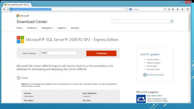 Tutorial Instalando o MSSQL Server 2008 R2 Express (Gratuito) - Parte 1 смотреть онлайн