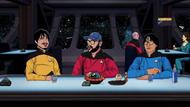 Picard fights the entire Wayans family! - TNG: The Battle - Season 1, Episode 9 смотреть онлайн